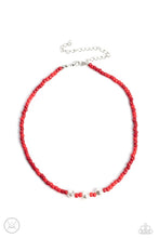 Load image into Gallery viewer, Paparazzi's I Can SEED Clearly Now - Red Seedbead necklace (Choker)