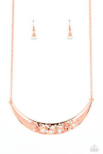 Load image into Gallery viewer, Paparazzi's Bejeweled Baroness - Copper necklace
