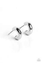 Load image into Gallery viewer, Paparazzi's Catwalk Curls - Silver hoop earrings