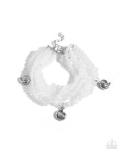 Load image into Gallery viewer, Paparazzi's Swirling Shopaholic - White bracelet