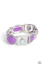 Load image into Gallery viewer, Paparazzi's Majestic Mashup - Purple & Iridescent bracelet