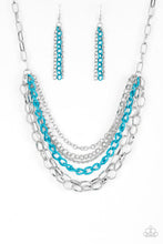 Load image into Gallery viewer, Paparazzi's Color Bomb - Blue necklace