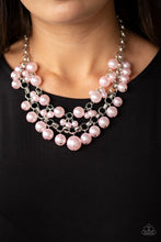 Load image into Gallery viewer, Paparazzi's BALLROOM Service - Pink Pearl necklace