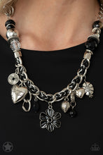 Load image into Gallery viewer, Paparazzi's Charmed, I am Sure - Black necklace (Blockbusters)