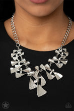 Load image into Gallery viewer, Paparazzi's The Sands of Time - Silver necklace (Blockbusters)