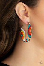Load image into Gallery viewer, Paparazzi's Rainbow Horizons - Multi Seed Bead hoop earrings