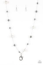 Load image into Gallery viewer, Paparazzi's Eloquently Eloquent - White Pearl necklace - lanyard