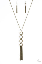 Load image into Gallery viewer, Paparazzi's Ready, Set, GEO! - Brass necklace