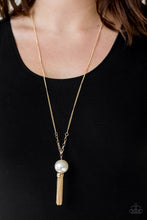 Load image into Gallery viewer, Paparazzi's Belle of the BALLROOM - Gold Pearl necklace