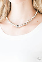 Load image into Gallery viewer, Paparazzi's High-Stakes FAME - Silver necklace