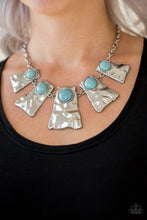 Load image into Gallery viewer, Paparazzi's Cougar - Blue necklace