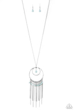 Load image into Gallery viewer, Paparazzi's Out of Bounds Shimmer - Blue Pearl necklace
