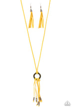 Load image into Gallery viewer, Paparazzi's Feel at HOMESPUN - Yellow Urban necklace