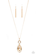 Load image into Gallery viewer, Paparazzi's Glamorously Glaring - Gold necklace