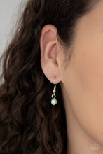 Load image into Gallery viewer, Paparazzi's Let the Record GLOW - Green Pearl necklace