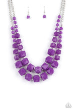 Load image into Gallery viewer, Paparazzi's Summer Excursion - Purple necklace
