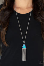Load image into Gallery viewer, Paparazzi's Proudly Prismatic - Blue Iridescent necklace