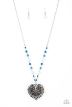 Load image into Gallery viewer, Paparazzi's Doting Devotion - Blue necklace