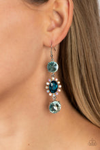 Load image into Gallery viewer, Paparazzi's Magical Melodrama - Blue Iridescent post earrings