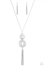 Load image into Gallery viewer, Paparazzi's Timelessly Tasseled - Silver necklace