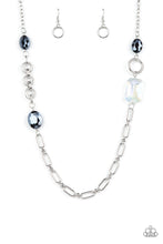 Load image into Gallery viewer, Paparazzi's Famous and Fabulous - Blue Iridescent necklace