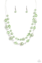 Load image into Gallery viewer, Paparazzi's Parisian Pearls - Green necklace