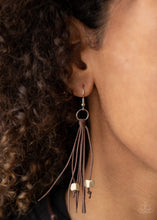Load image into Gallery viewer, Paparazzi's Macrame Majesty - Brown Urban necklace