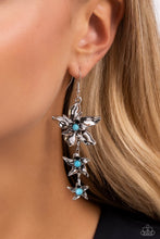 Load image into Gallery viewer, Paparazzi's Tapered Tiers - Blue earrings
