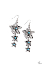 Load image into Gallery viewer, Paparazzi's Tapered Tiers - Blue earrings
