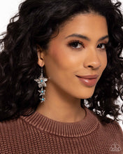 Load image into Gallery viewer, Paparazzi's Tapered Tiers - Blue earrings
