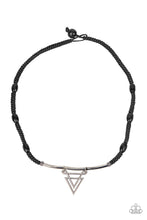 Load image into Gallery viewer, Paparazzi's Arrowed Admiral - Black Urban Men necklace
