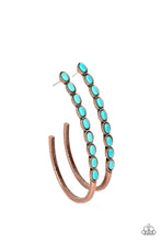 Load image into Gallery viewer, Paparazzi's Artisan Soul - Copper hoop earrings
