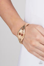 Load image into Gallery viewer, Paparazzi's Aztec Allure - Gold bracelet
