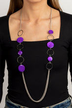 Load image into Gallery viewer, Paparazzi's Beach Hub - Purple necklace
