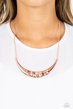 Load image into Gallery viewer, Paparazzi's Bejeweled Baroness - Copper necklace
