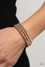 Load image into Gallery viewer, Paparazzi's Boundless Boundaries - Rose Gold bracelet
