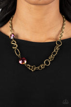 Load image into Gallery viewer, Paparazzi's Celestially Celtic - Brass necklace
