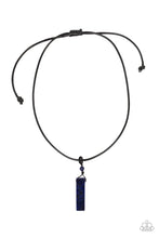 Load image into Gallery viewer, Paparazzi's Comes Back ZEN-fold - Blue Urban Men necklace
