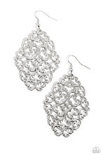 Load image into Gallery viewer, Paparazzi's Contemporary Courtyard - Silver earrings ~ New Releases
