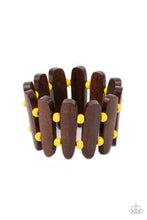Load image into Gallery viewer, Paparazzi's Coronado Cabana - Yellow Wood bracelet

