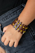 Load image into Gallery viewer, Paparazzi's Coronado Cabana - Yellow Wood bracelet
