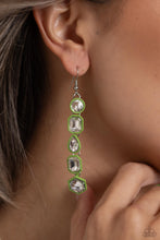 Load image into Gallery viewer, Paparazzi's Developing Dignity - Green earrings
