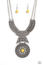 Load image into Gallery viewer, Paparazzi's Fetching Filigree - Yellow necklace
