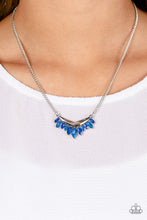 Load image into Gallery viewer, Paparazzi's Flash of Fringe - Blue necklace
