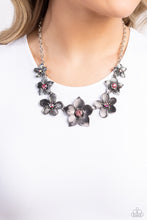 Load image into Gallery viewer, Paparazzi's Free FLORAL - Pink &amp; Iridescent necklace
