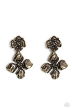 Load image into Gallery viewer, Paparazzi's Gilded Grace - Brass post earrings
