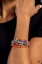 Load image into Gallery viewer, Paparazzi's Here Comes the BLOOM - Orange Urban bracelet
