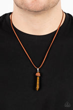 Load image into Gallery viewer, Paparazzi's Holistic Harmony - Brown Urban Men necklace
