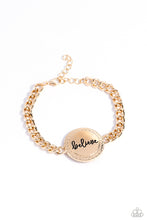 Load image into Gallery viewer, Paparazzi's Hope and Faith - Gold bracelet
