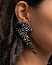 Load image into Gallery viewer, Paparazzi’s Electric Effulgence - Black post earrings
